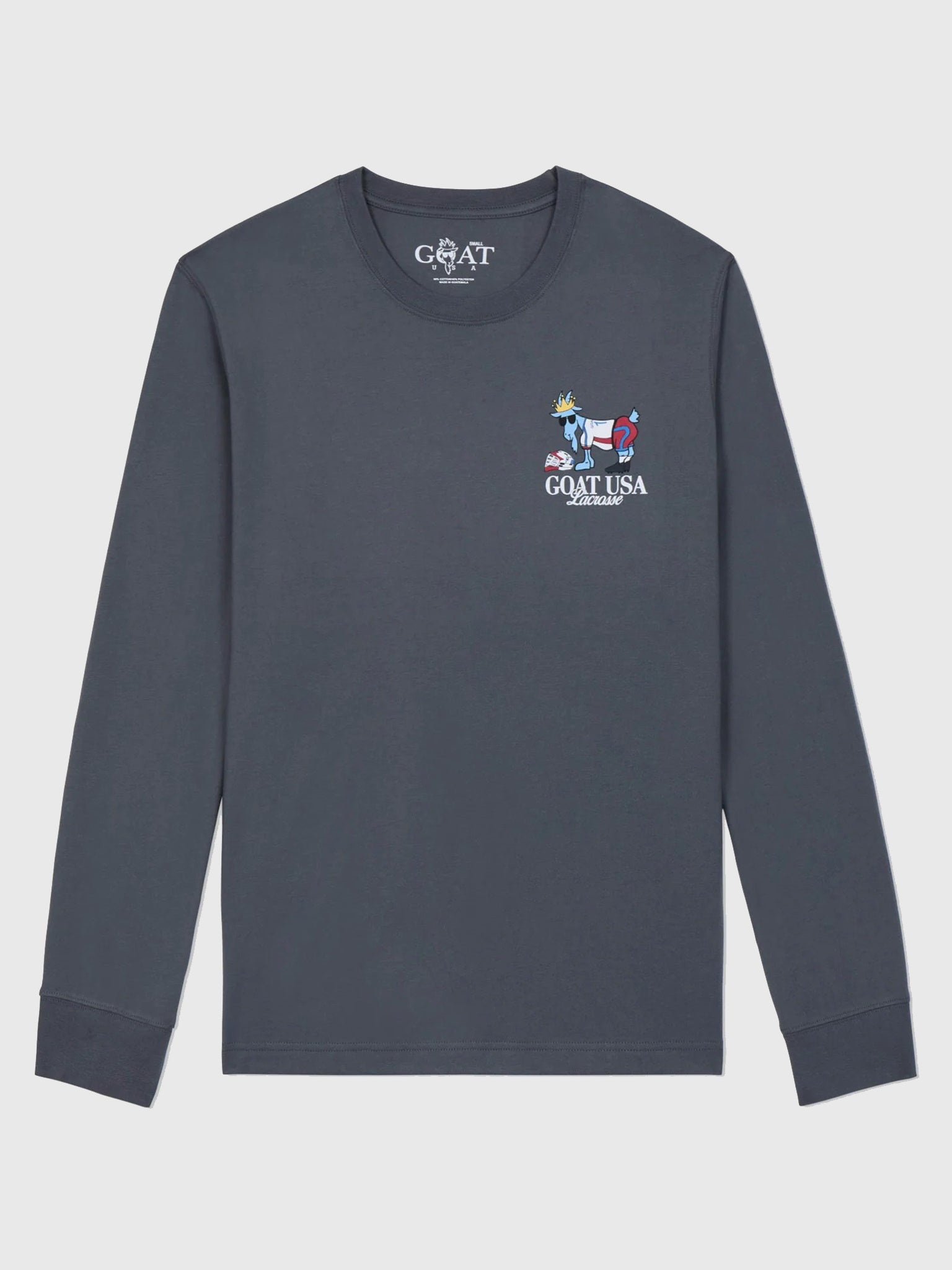 Goat USA Boys' Lacrosse Long Sleeve T-Shirt - Saint Bernard