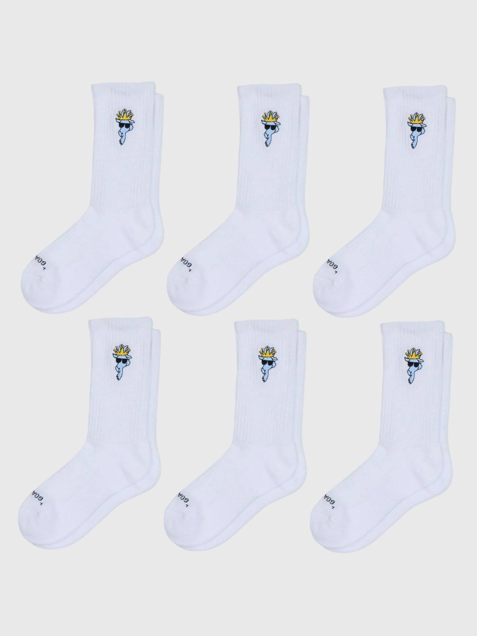 Goat USA Boys' Youth OG 6-Pack Socks
