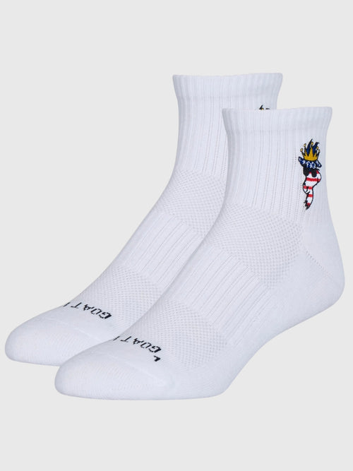 Goat USA Boys' Ankle 6-Pack Socks