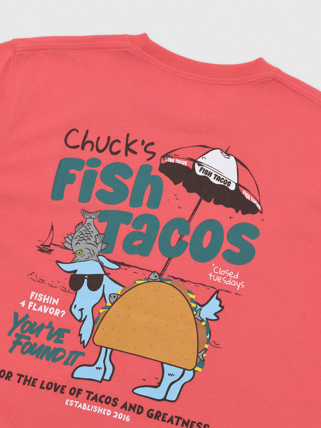 Goat USA Boys' Fish Taco T-Shirt - Saint Bernard