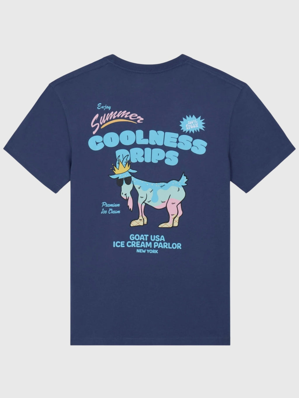 Goat USA Boys' Coolness Drips Ice Cream T-Shirt