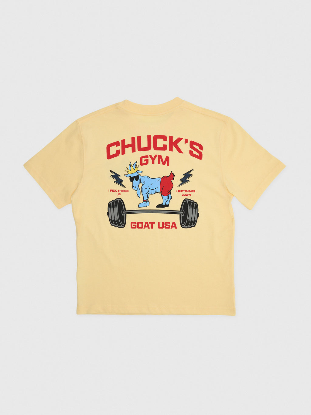 Goat USA Boys' Chuck's Gym T-Shirt