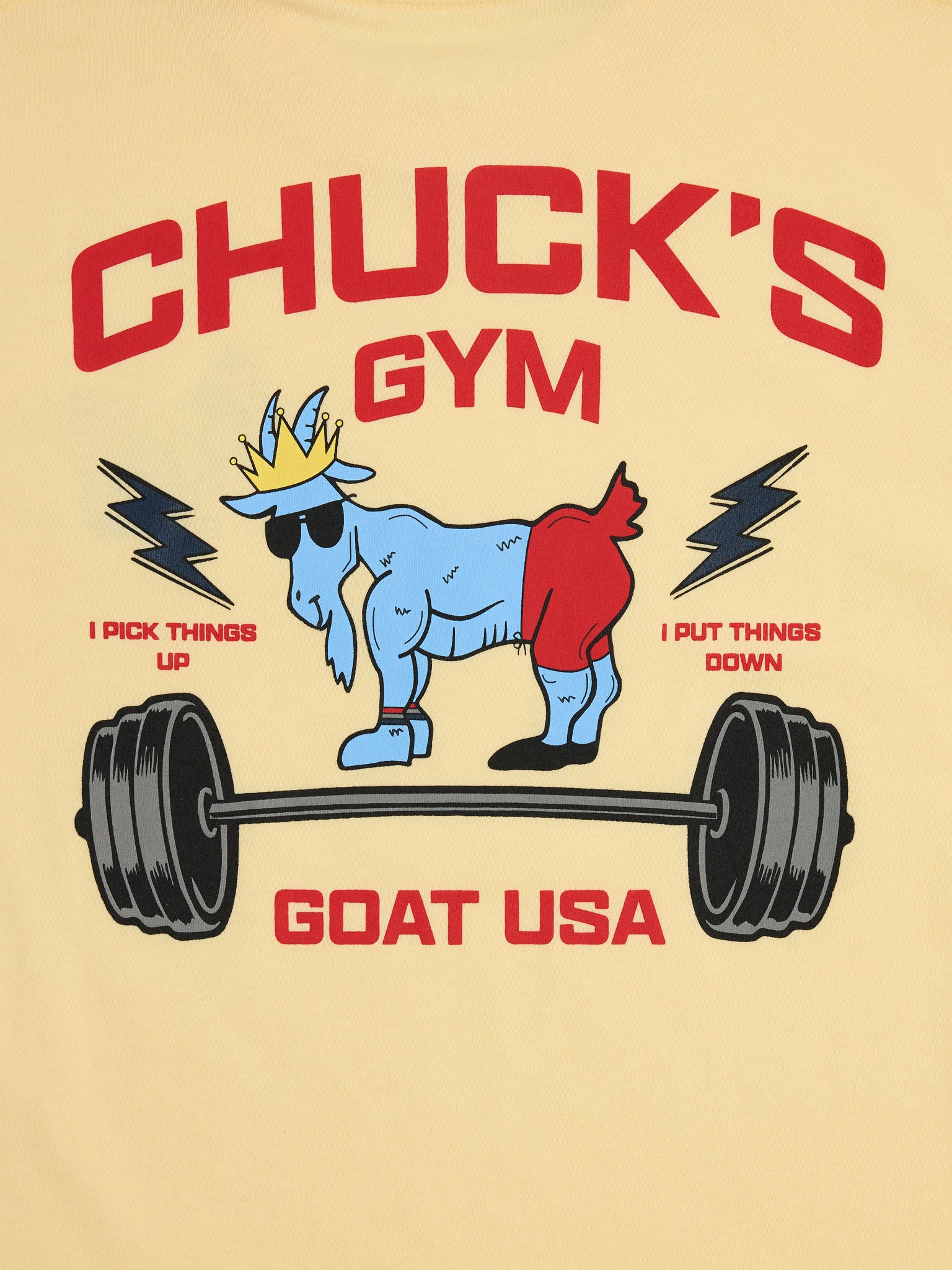 Goat USA Boys' Chuck's Gym T-Shirt