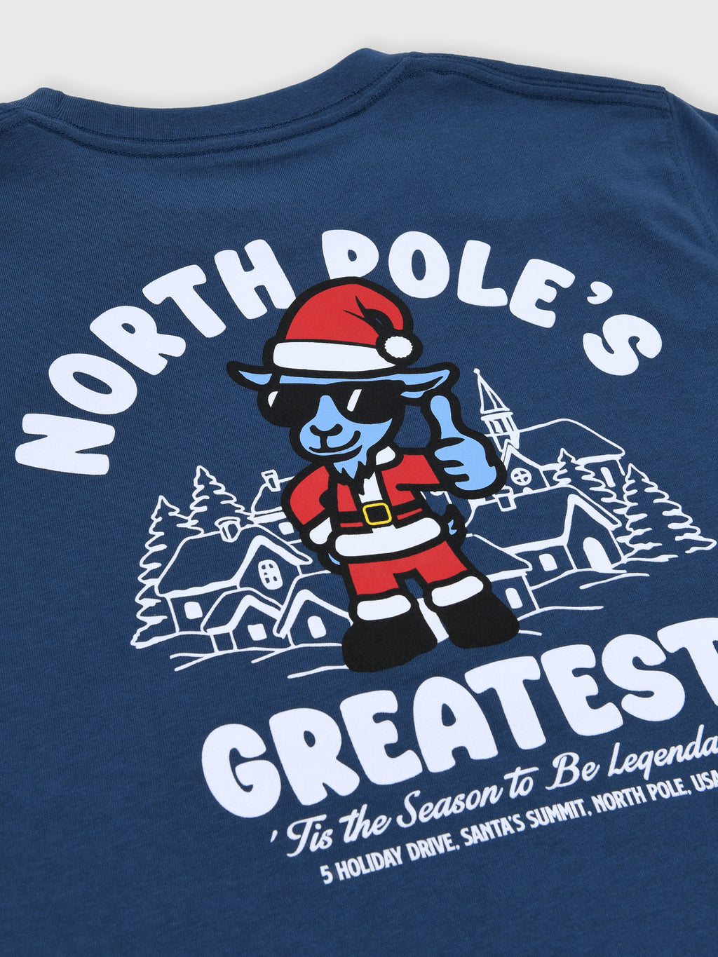 Goat USA Boy's North Pole's Greatest T-Shirt - Saint Bernard