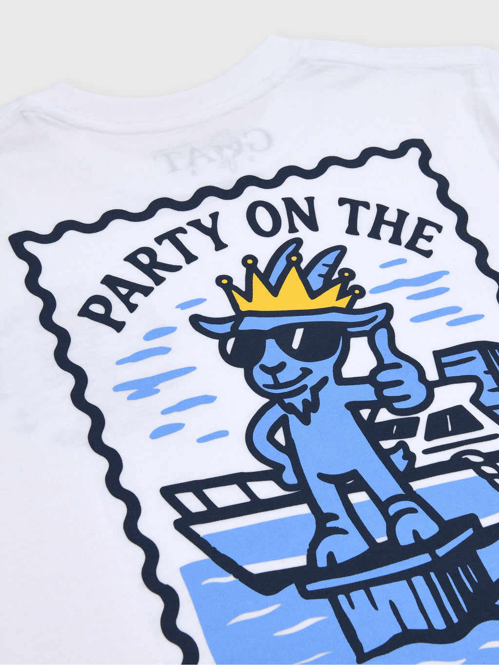 Goat USA Boys' Party On The Goat Yacht T-Shirt - Saint Bernard