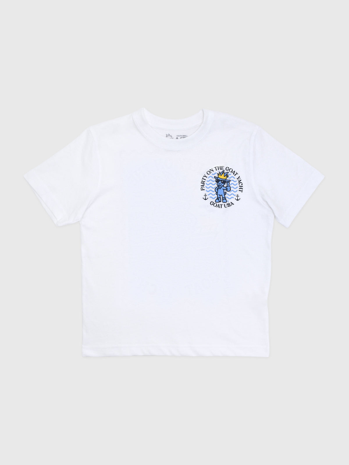 Goat USA Boys' Party On The Goat Yacht T-Shirt - Saint Bernard