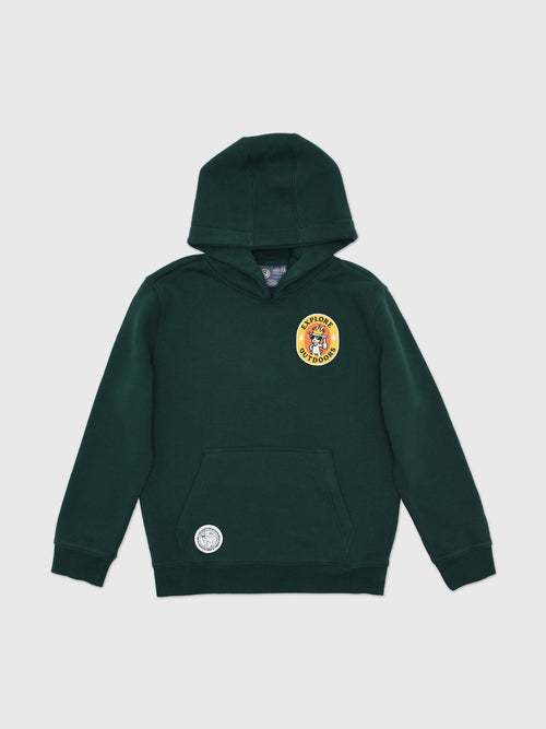 Goat USA Kids' Patch Hooded Sweatshirt - Saint Bernard