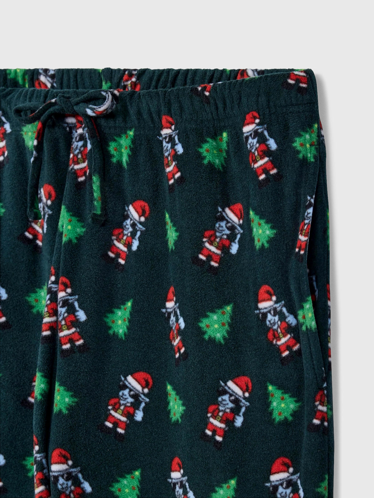 Goat USA Boys' Santa Thumbs Up AOP Pajama Pant - Saint Bernard