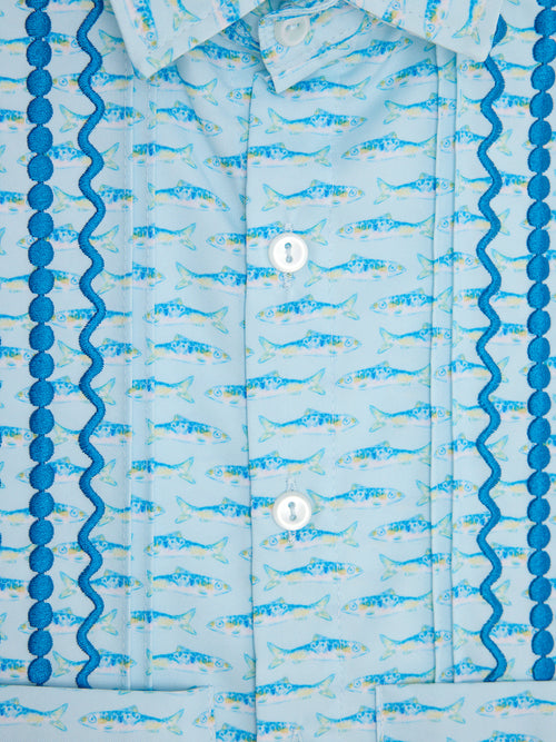 Six Honeybees Boys' Guayabera Shirt