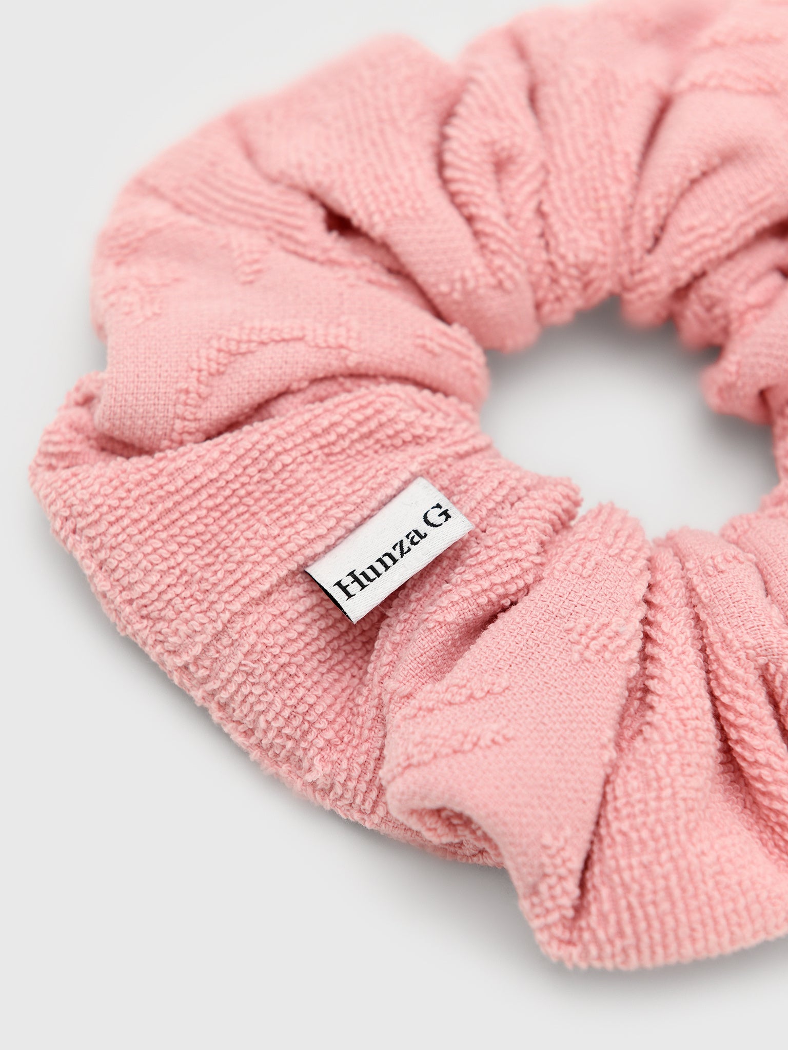Hunza G Sunny Towelling Giant Scrunchie - Saint Bernard