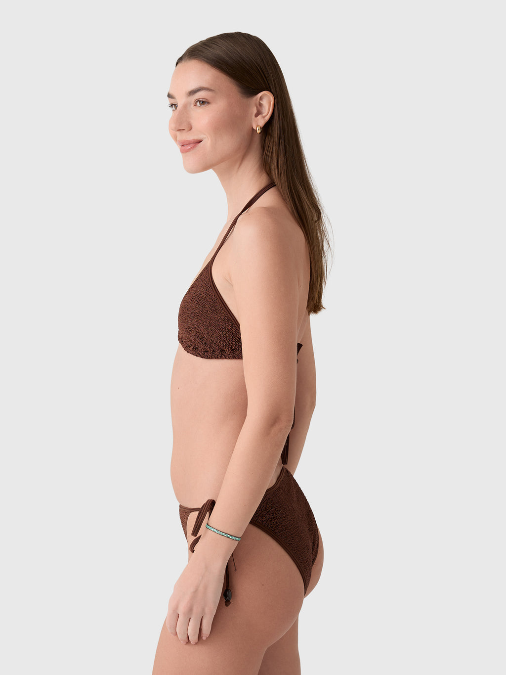 Hunza G Women's Gina Beaded Bikini Set - Saint Bernard