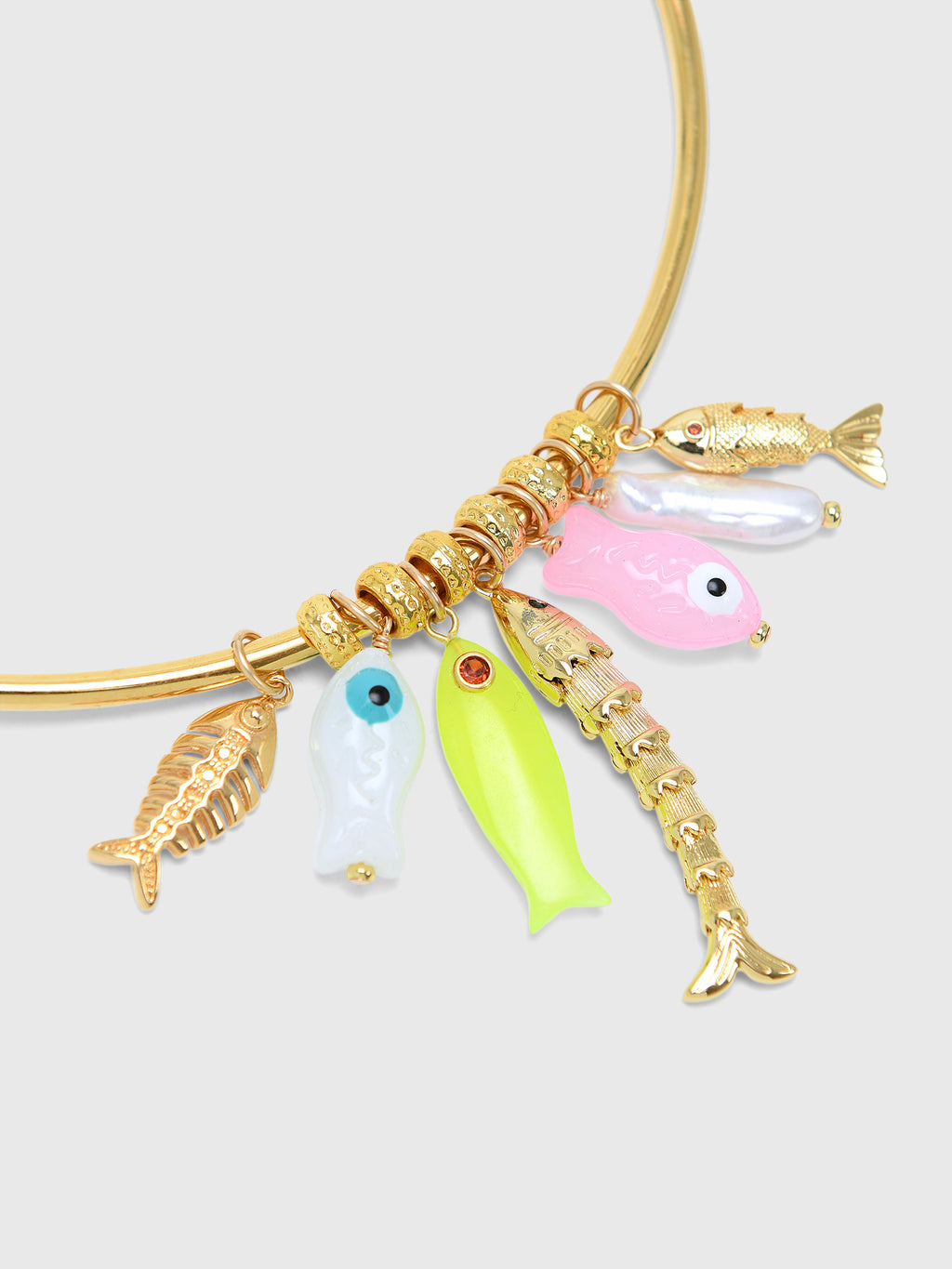 Knotty Bling Go Fish Necklace