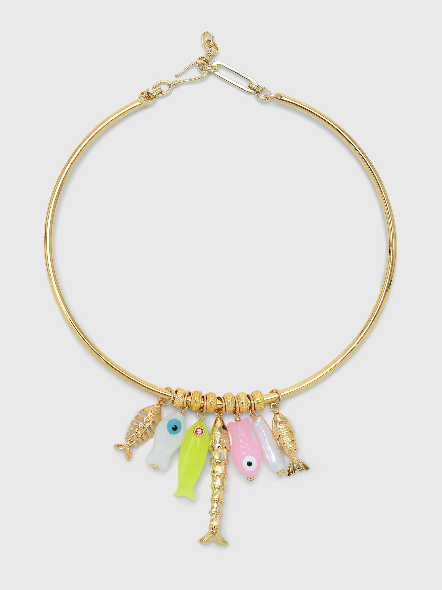 Knotty Bling Go Fish Necklace