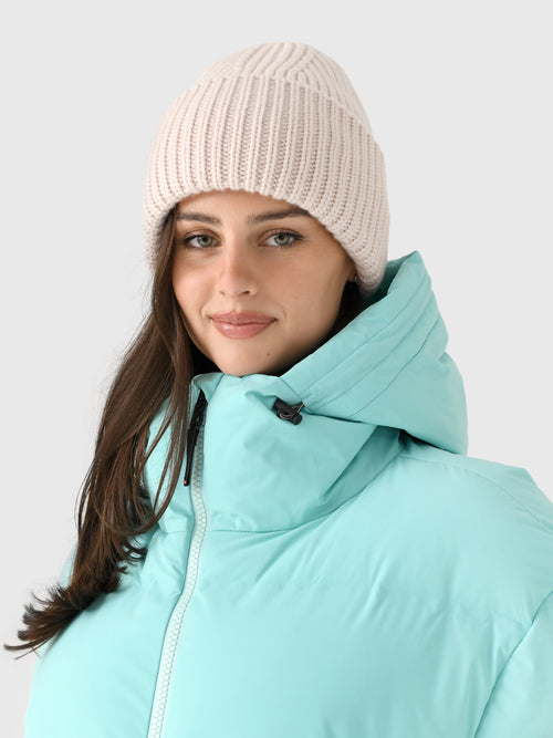 Amato Women's Cashmere Thick Ribbed Beanie