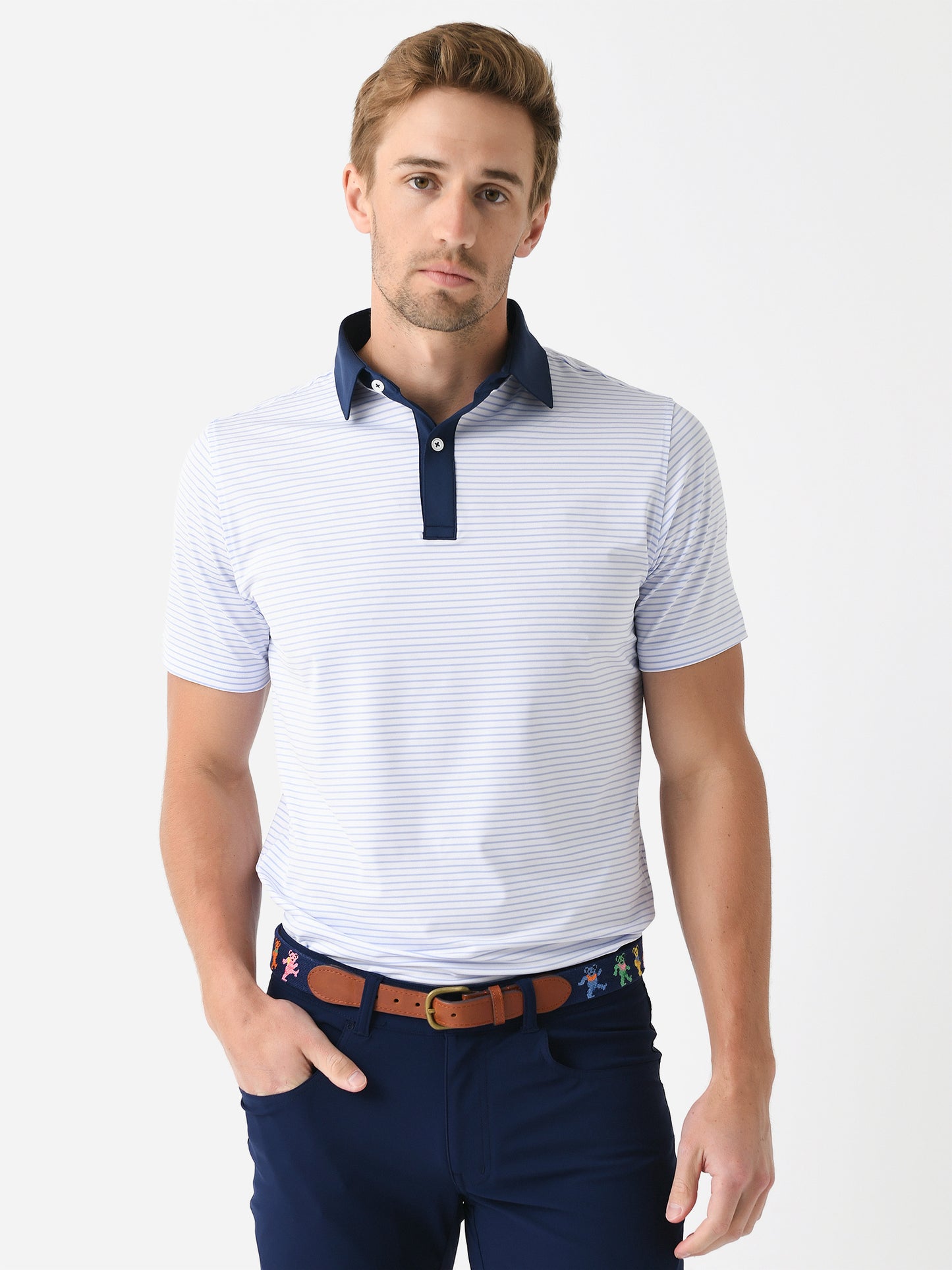 Harlestons Men's The Preston Polo - Saint Bernard