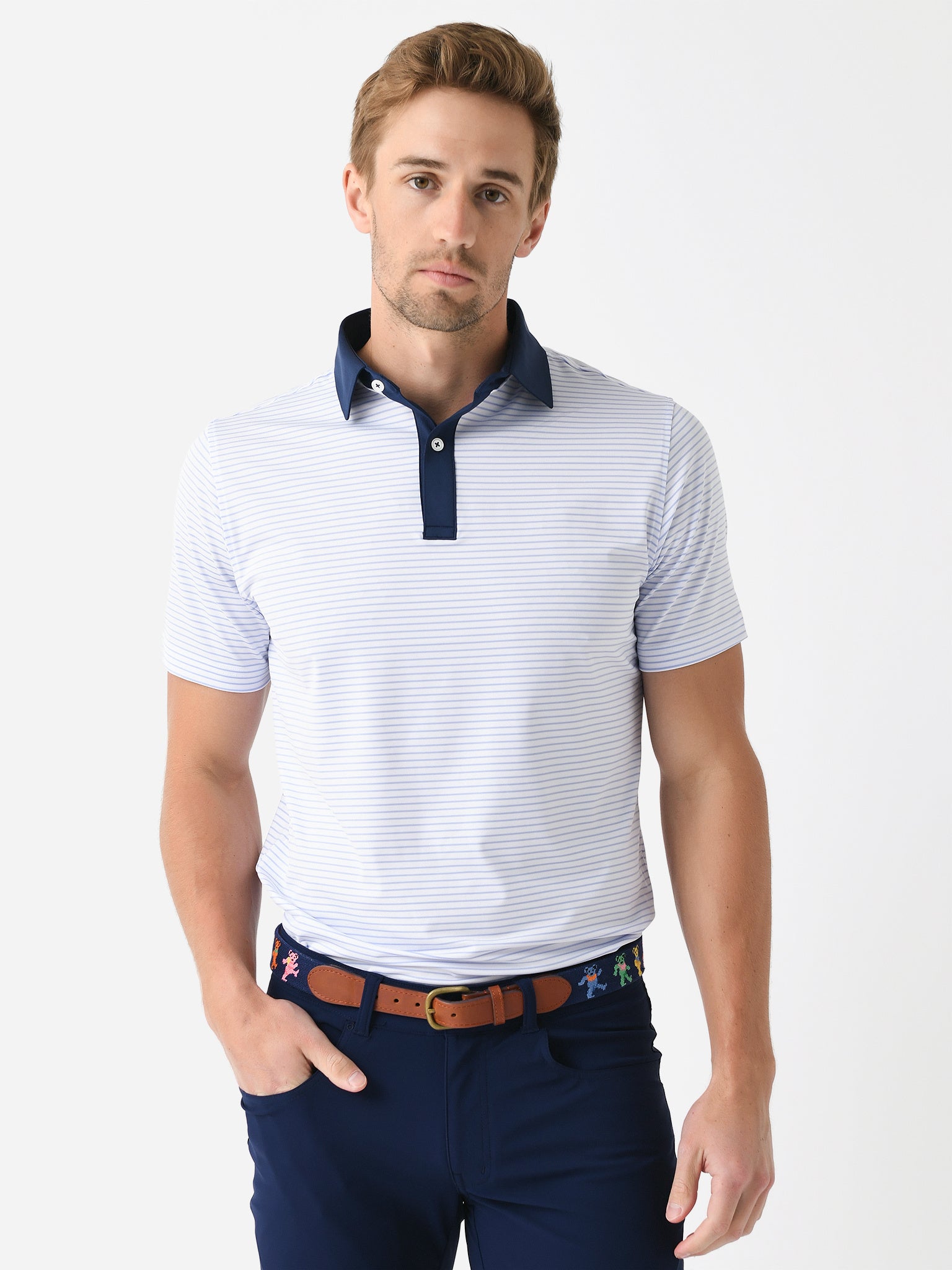 Harlestons Men's The Preston Polo - Saint Bernard