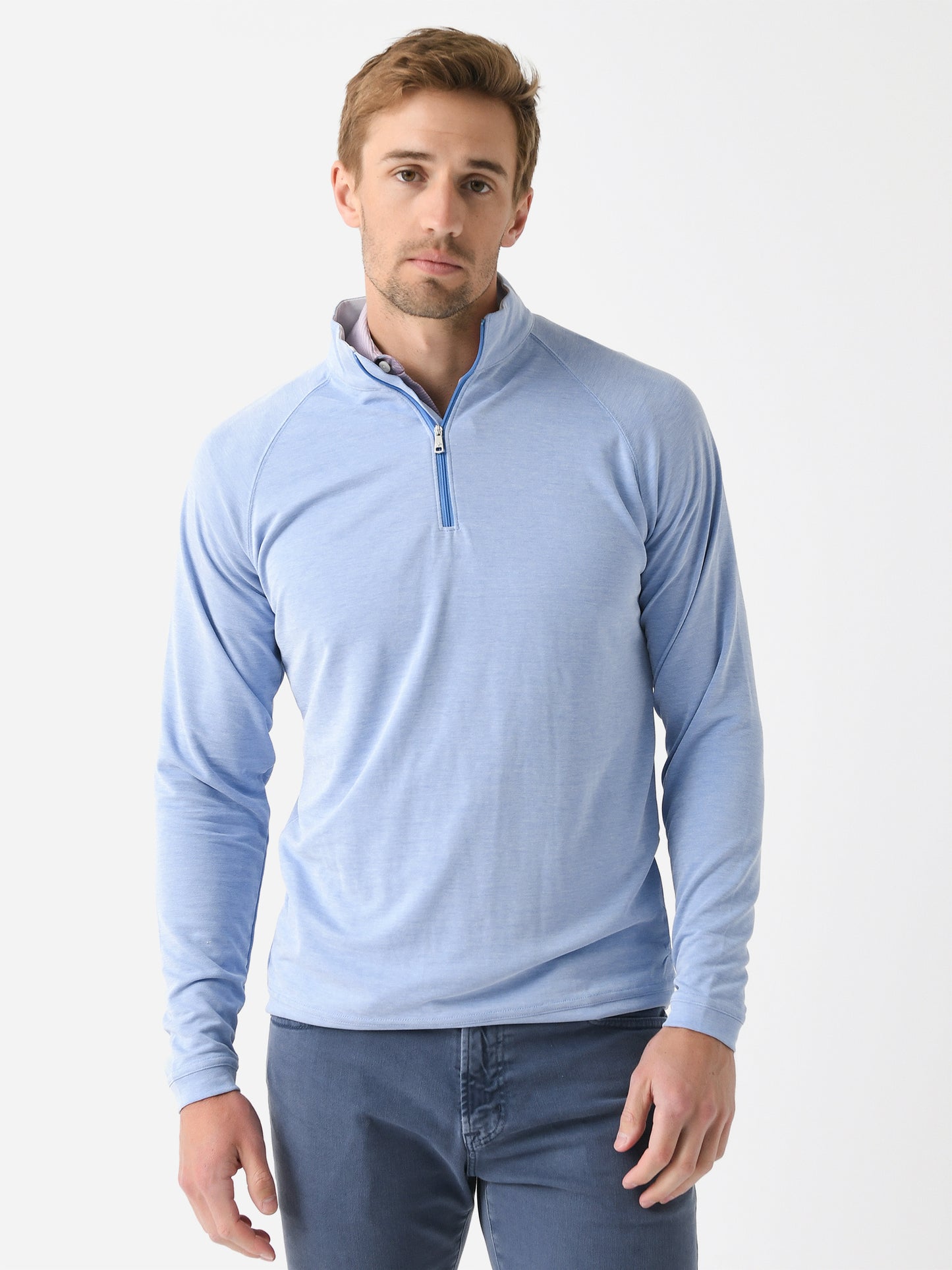 Harlestons Men's The Seaside Quarter-Zip - Saint Bernard