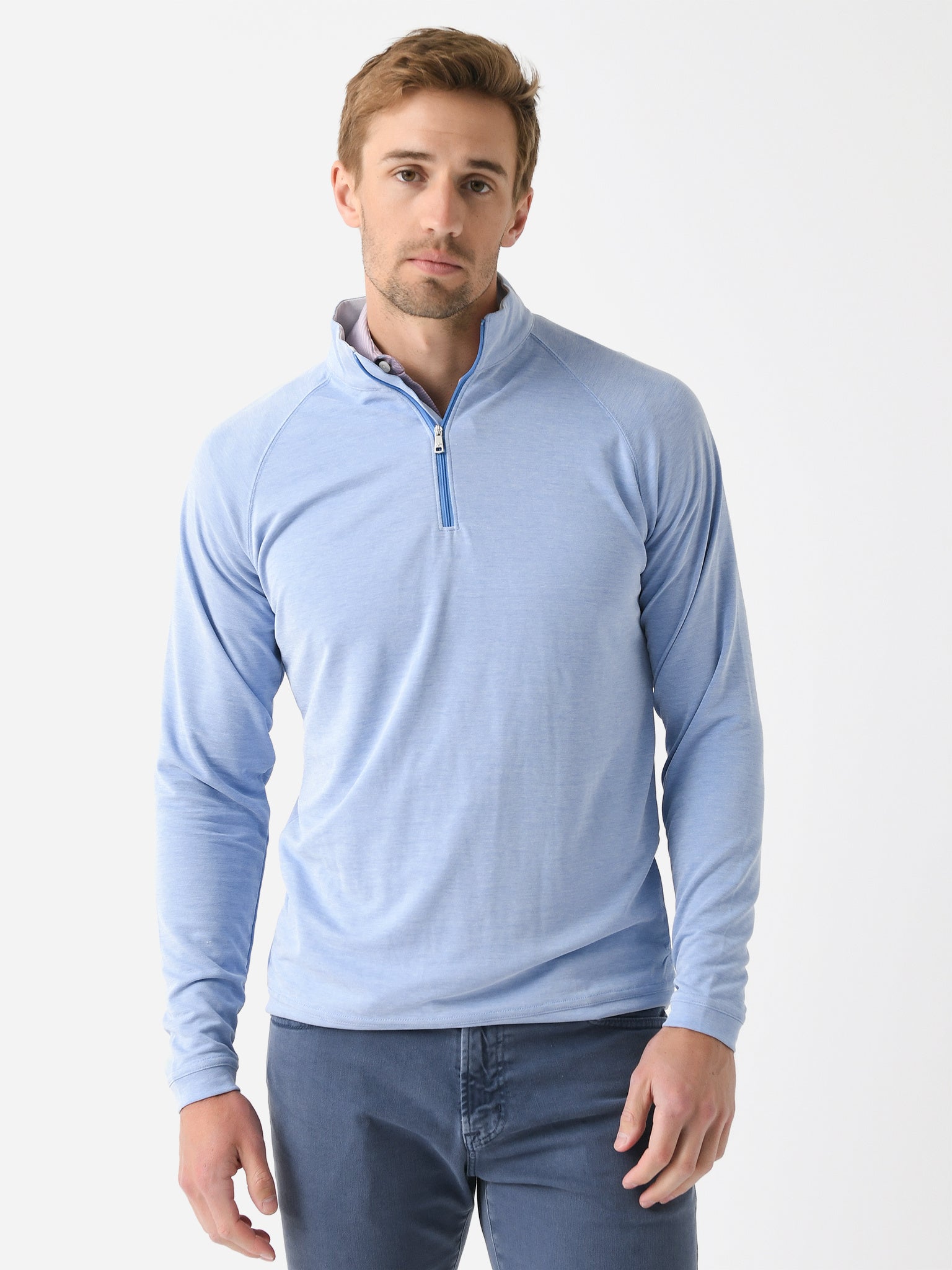 Harlestons Men's The Seaside Quarter-Zip - Saint Bernard