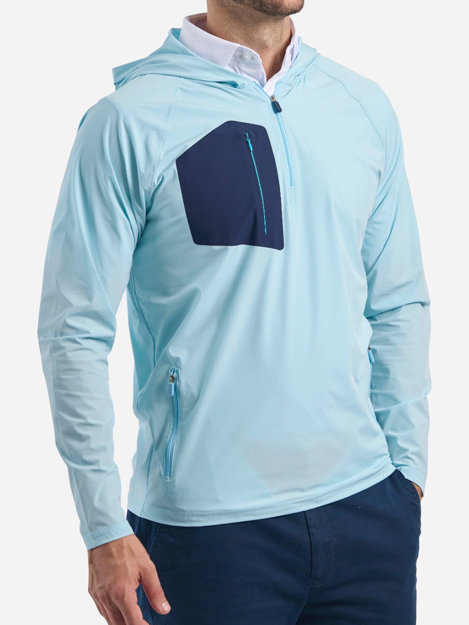 Harlestons Men's Hooded Sport Pullover - Saint Bernard
