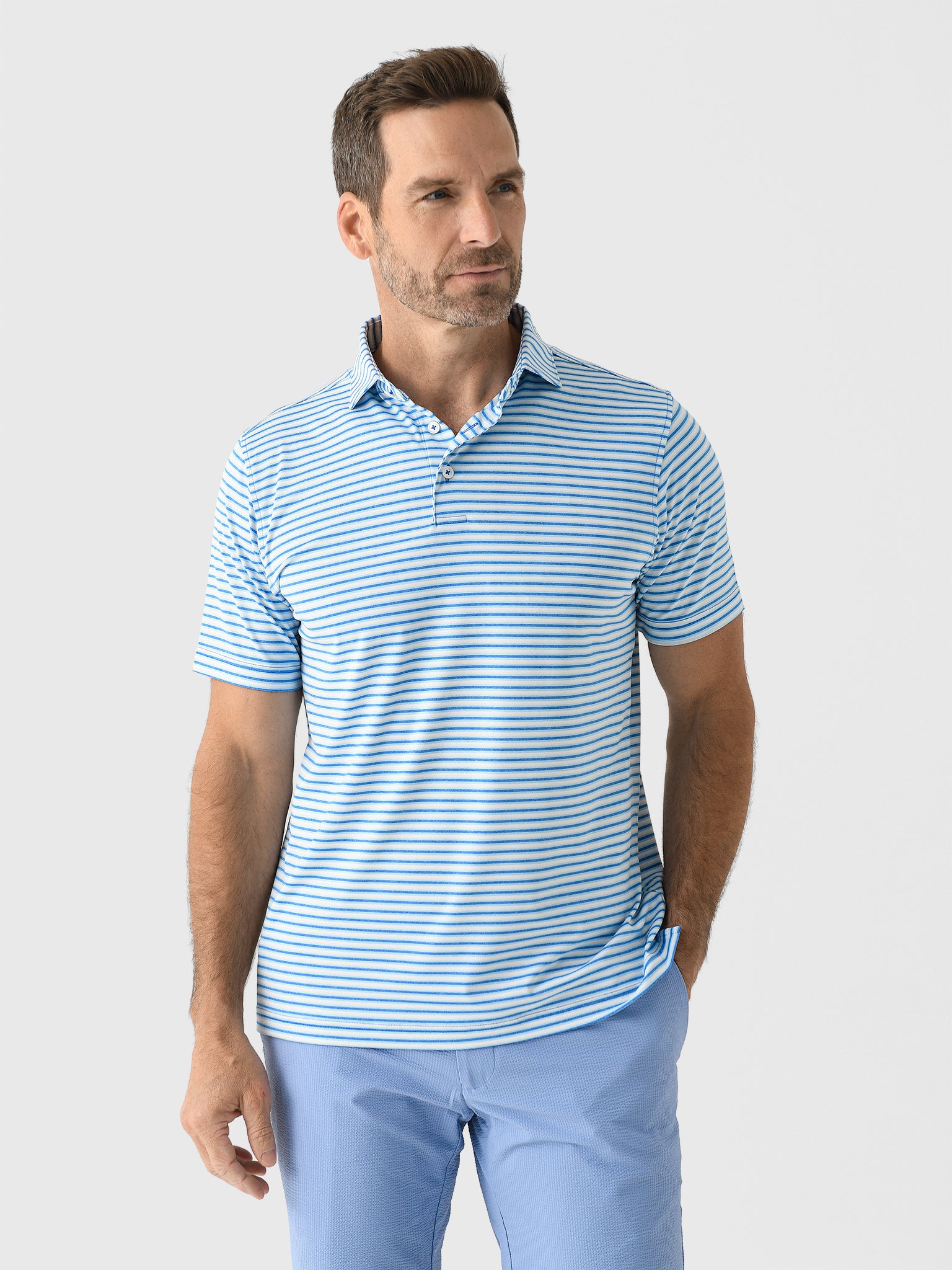 Harlestons Men's The Warren Polo - Saint Bernard