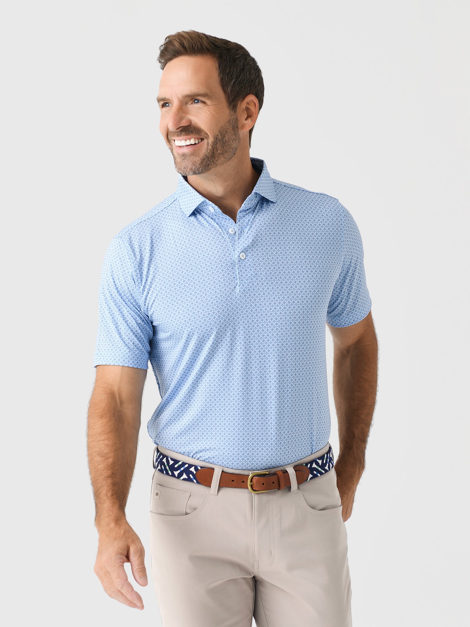 Harlestons Men's The Gibbes Polo - Saint Bernard