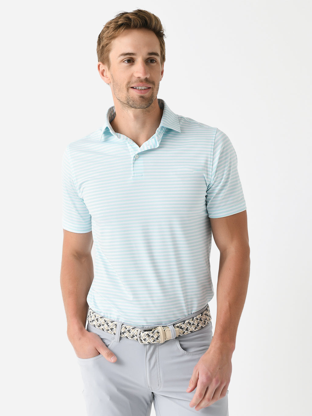 Harlestons Men's The Capers Polo - Saint Bernard