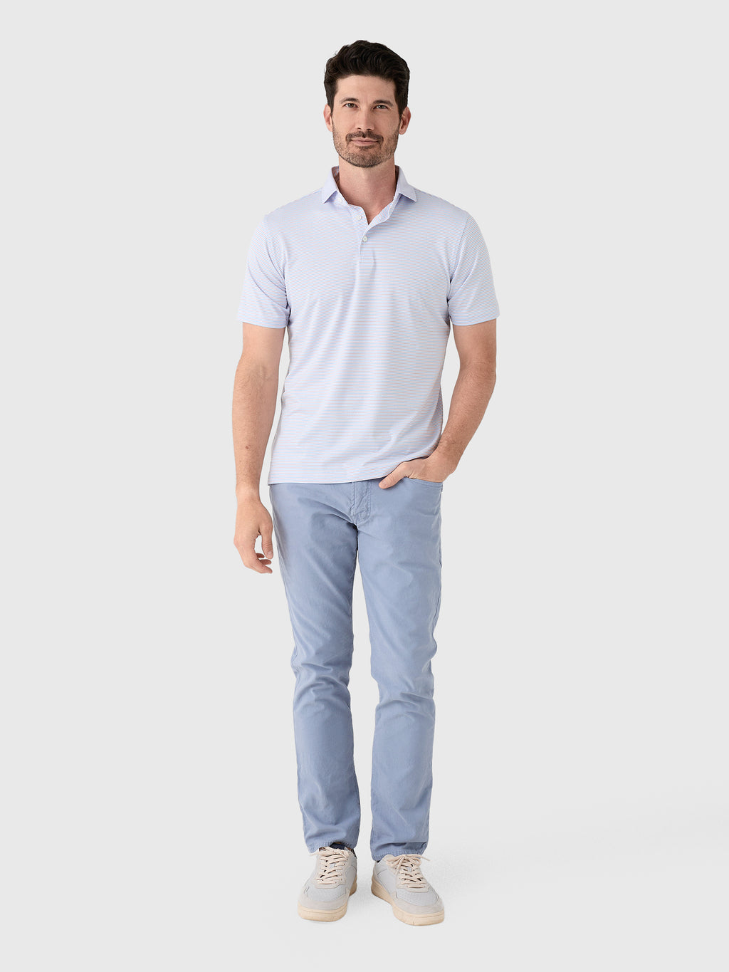 Harlestons Men's The Bowen Polo - Saint Bernard