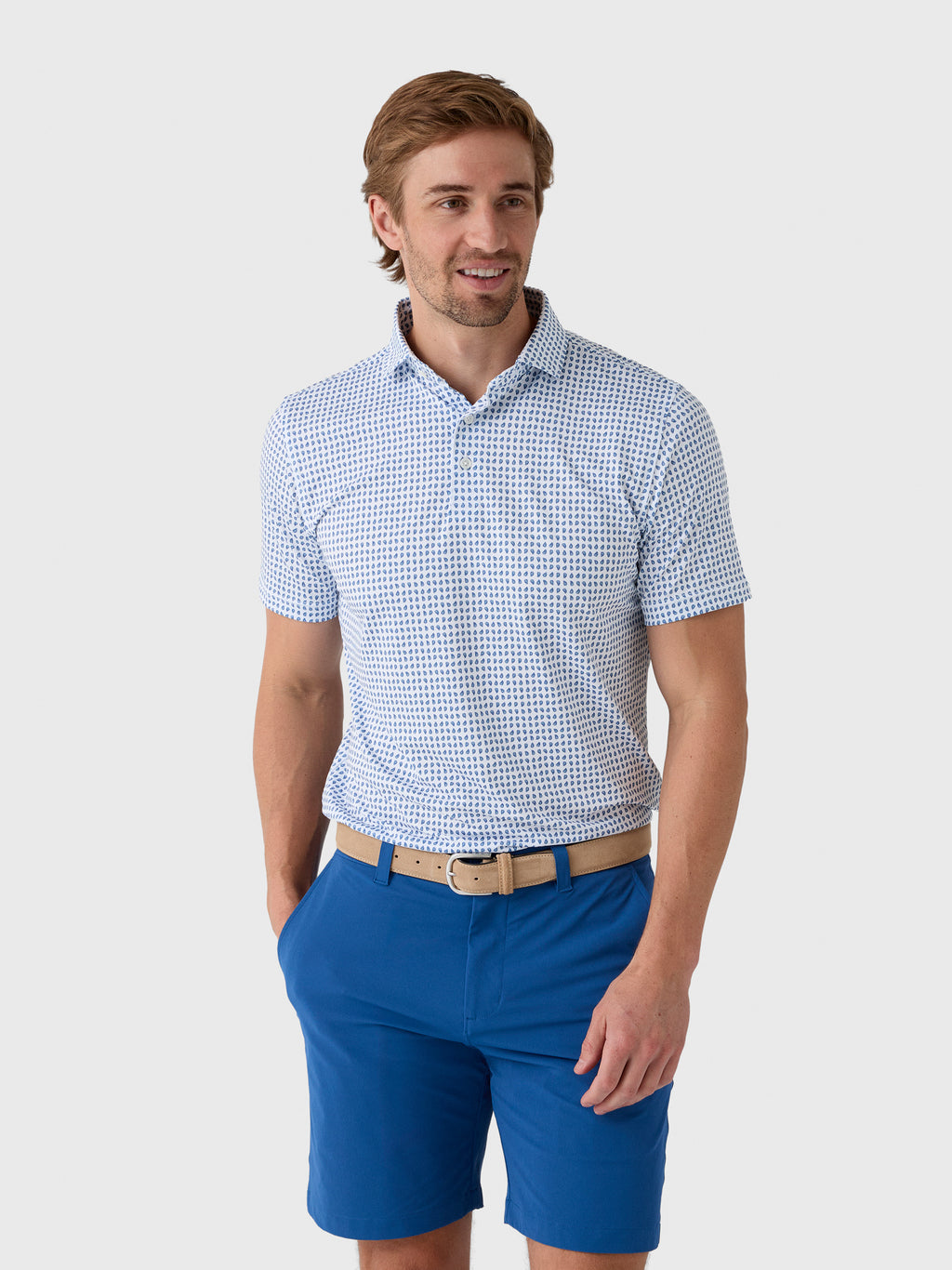 Harlestons Men's The Delaney Polo - Saint Bernard