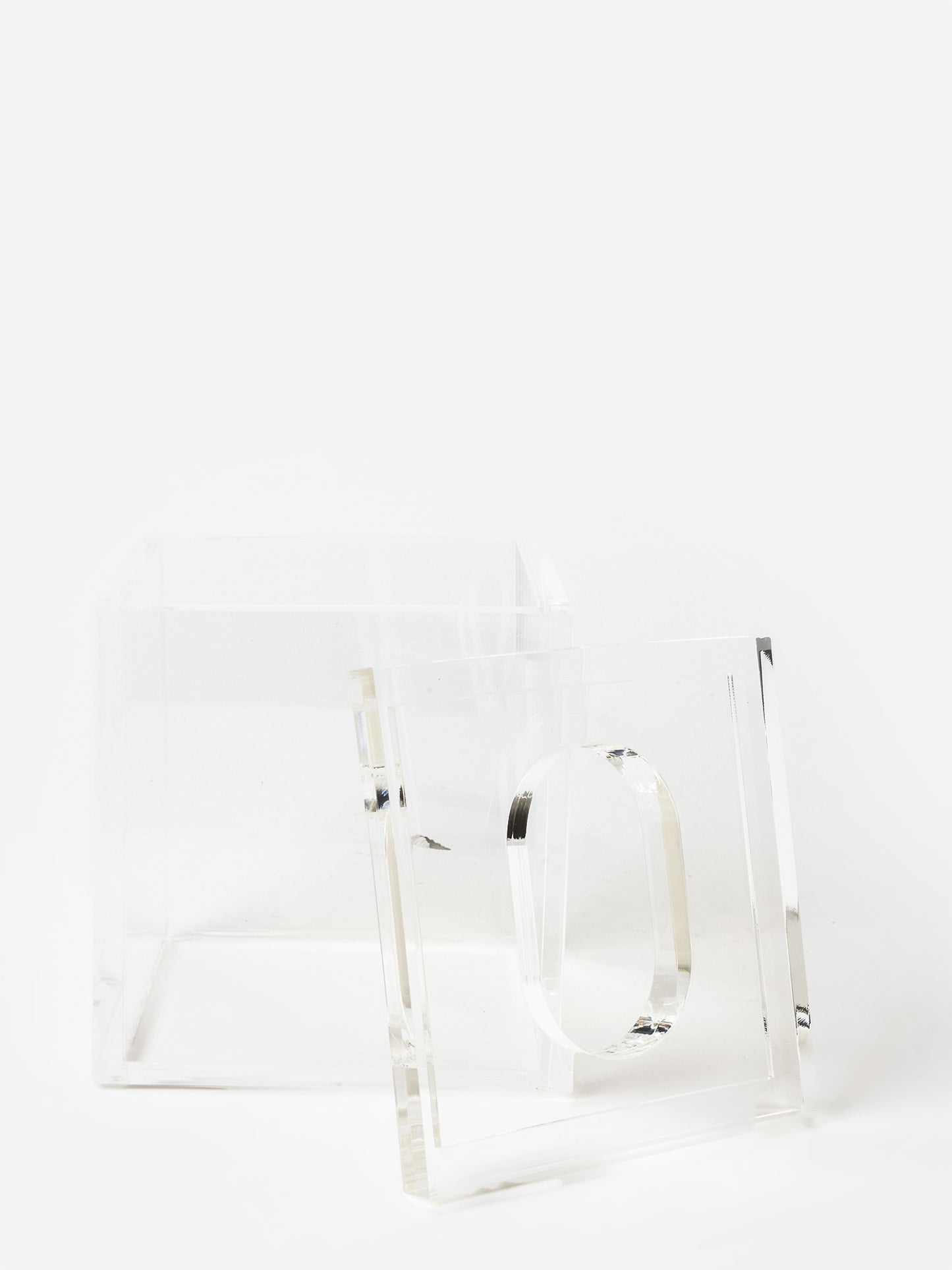 TIZO Lucite Tissue Box - Saint Bernard