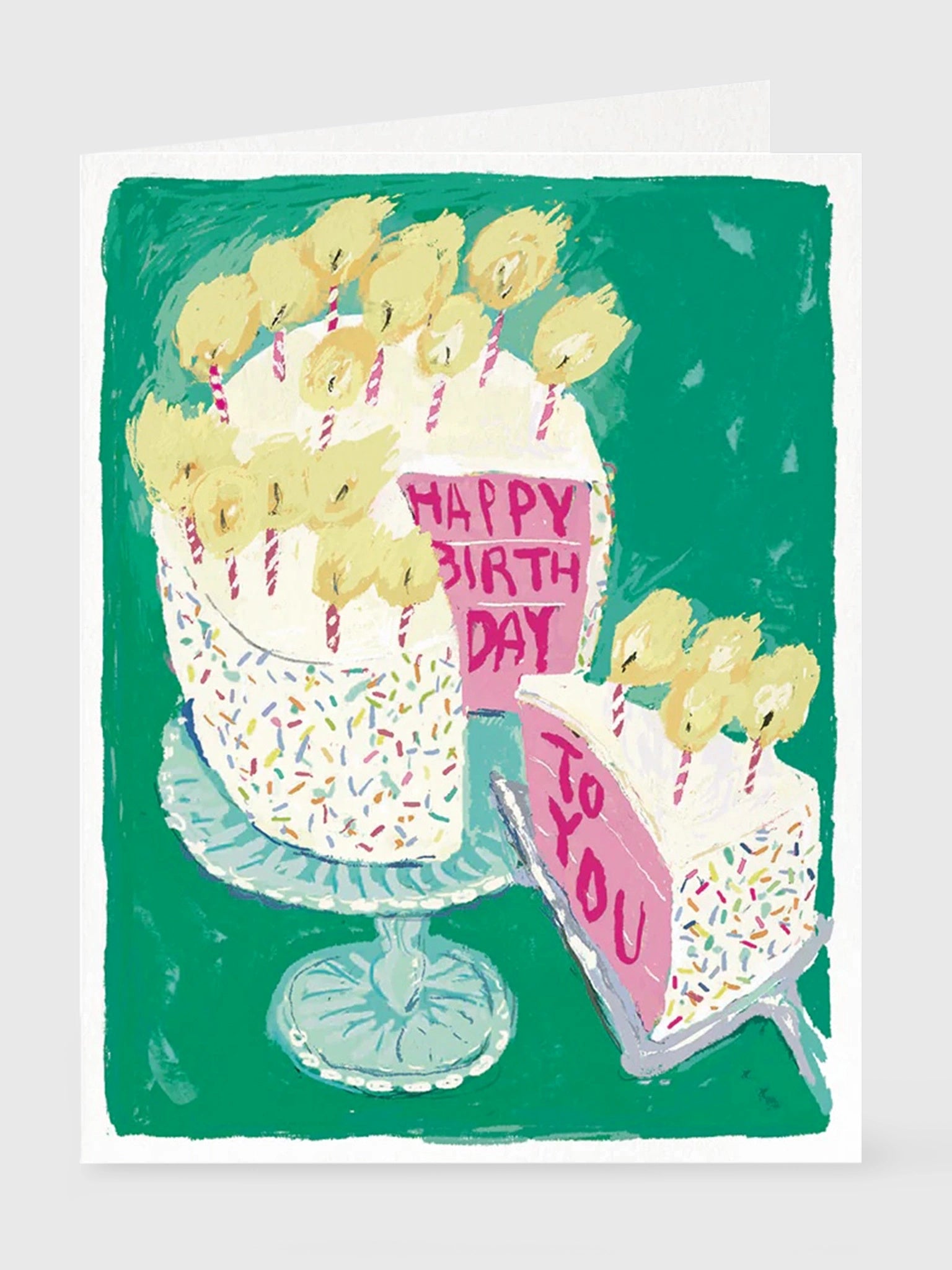 Half Penny Postage Birthday Card - Saint Bernard