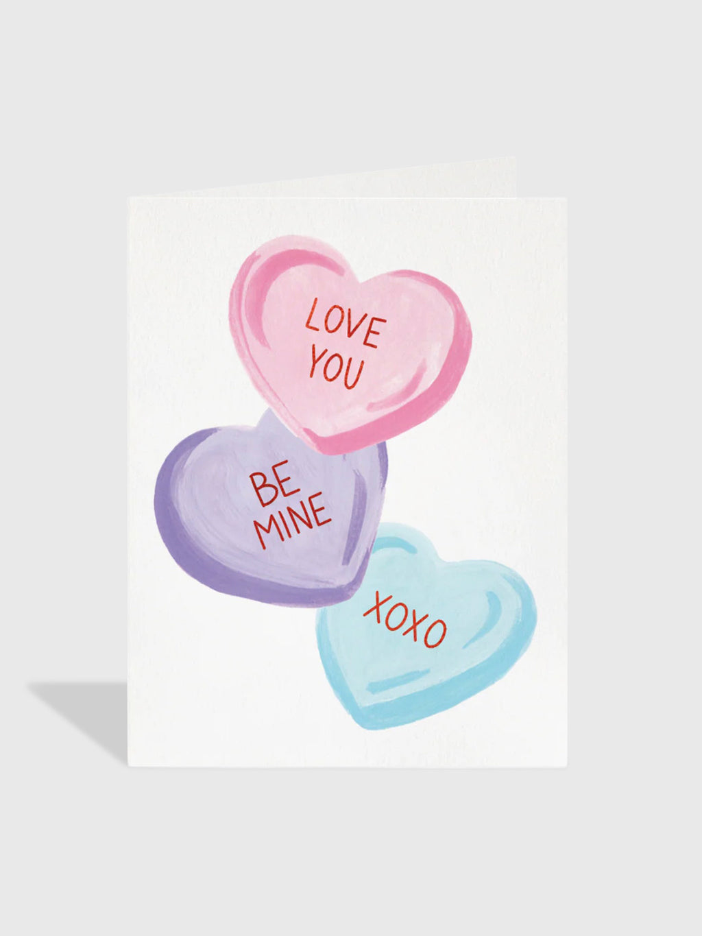 Half Penny Postage Valentine's Day Card - Saint Bernard