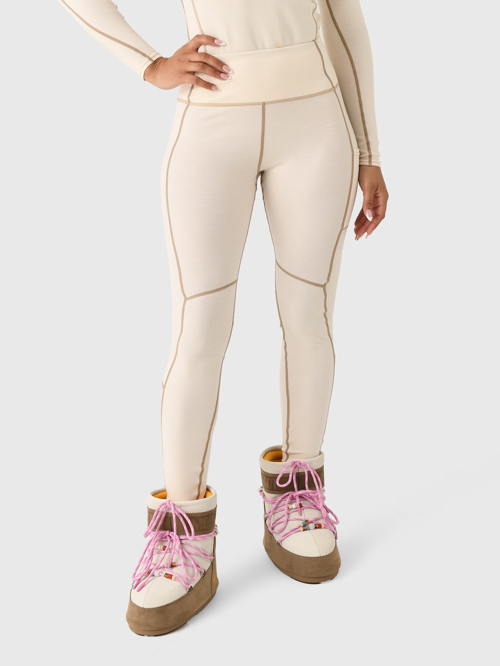 Halfdays Women's Hallie Merino Legging - Saint Bernard