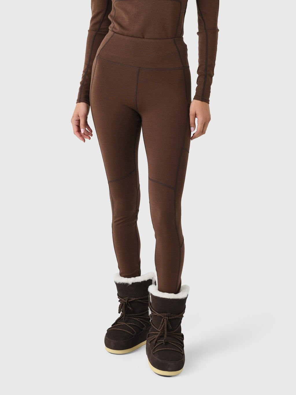 Halfdays Women's Hallie Merino Legging - Saint Bernard