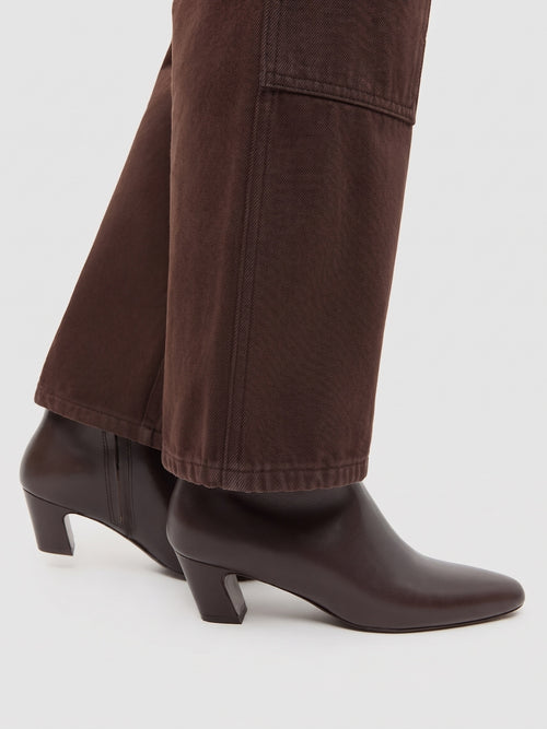Loeffler Randall Women's Harper Leather Ankle Boot - Saint Bernard