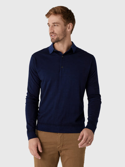 Rye51 Men's The Harrison MerinoMax Polo - Saint Bernard