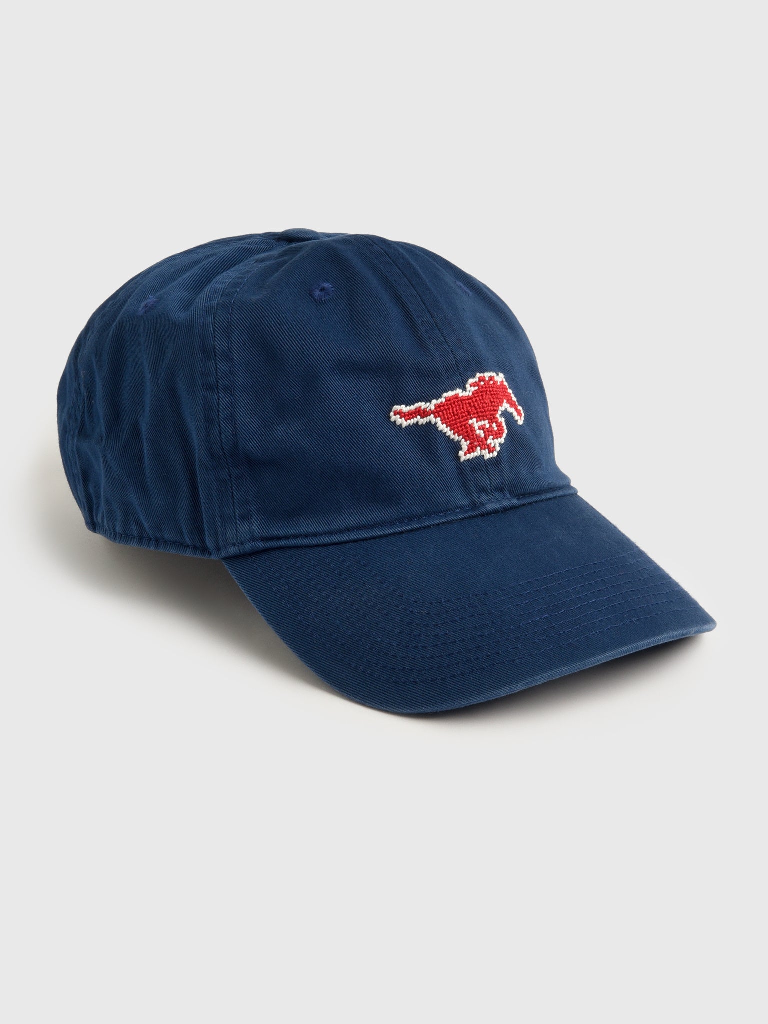 Smathers + Branson Southern Methodist University Needlepoint Hat - Saint Bernard