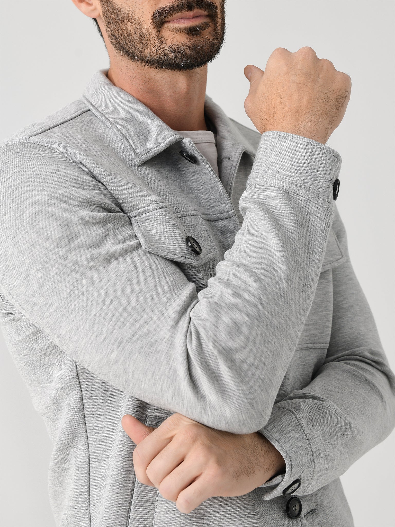 RYE51 Men's The Hayes Piqué Double Knit Jacket | $398.00 | Saint