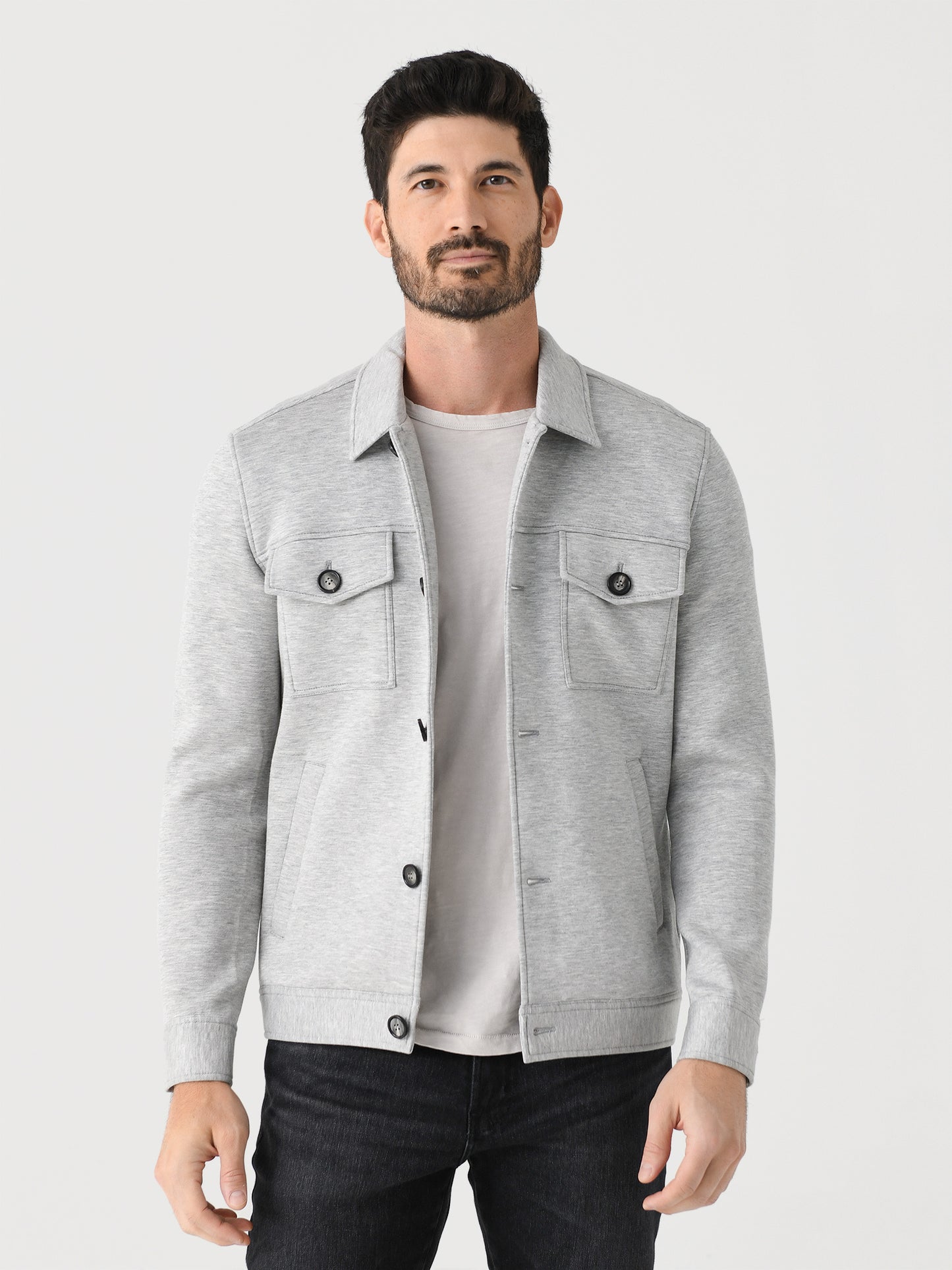 RYE51 Men's The Hayes Piqué Double Knit Jacket - Saint Bernard