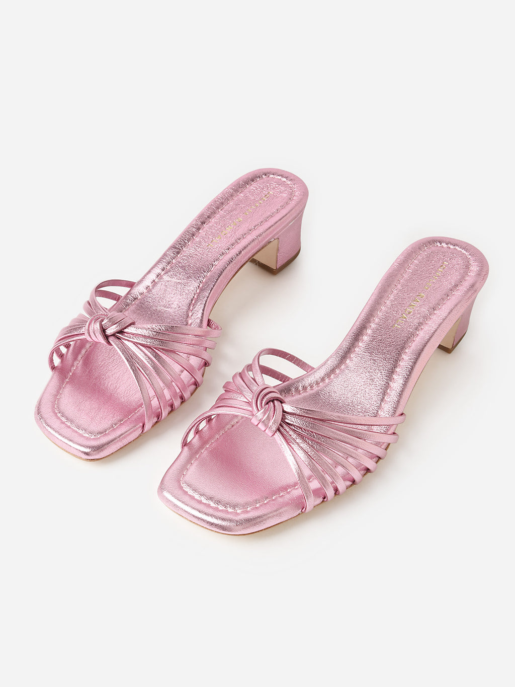 Loeffler Randall Women's Hazel Leather Knot Mule - Saint Bernard