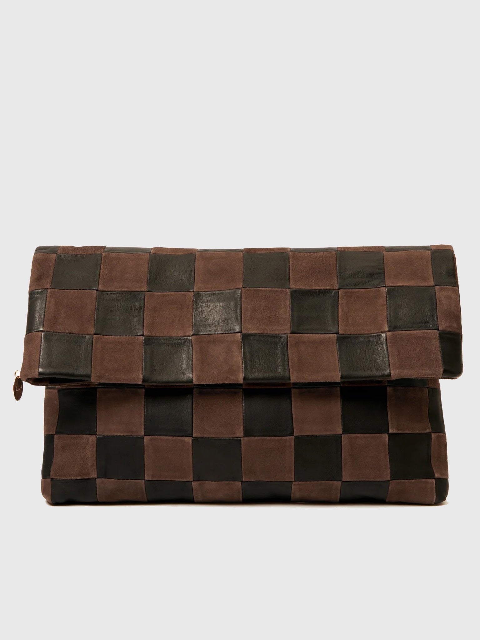 Clare V. Carryall Tab Clutch - Saint Bernard