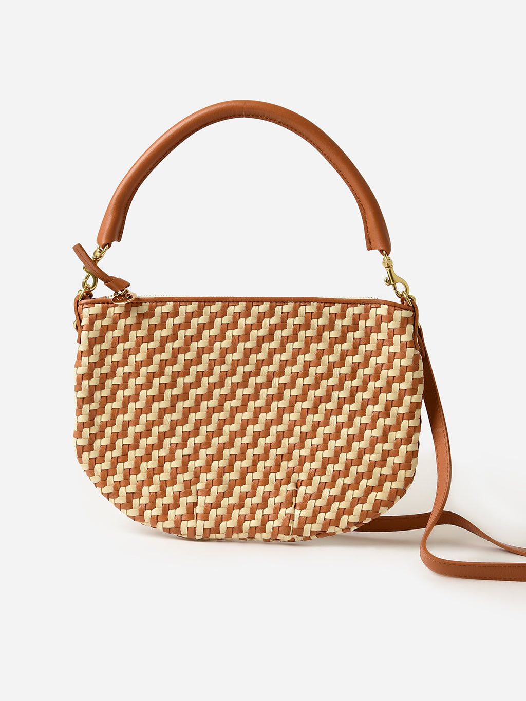 Clare V. Petit Moyen Messenger Bag - Saint Bernard
