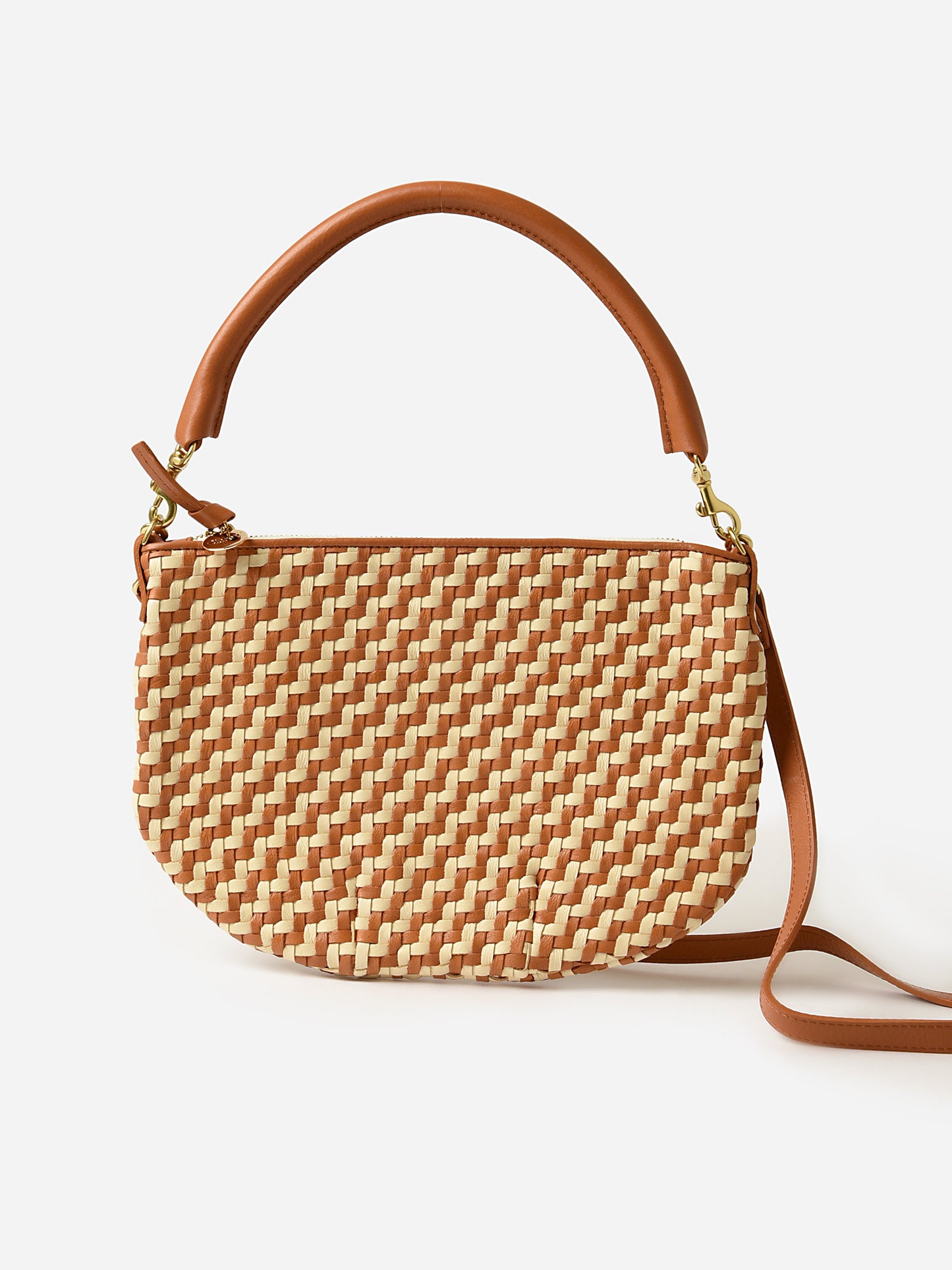 Clare V. Petit Moyen Messenger Bag - Saint Bernard