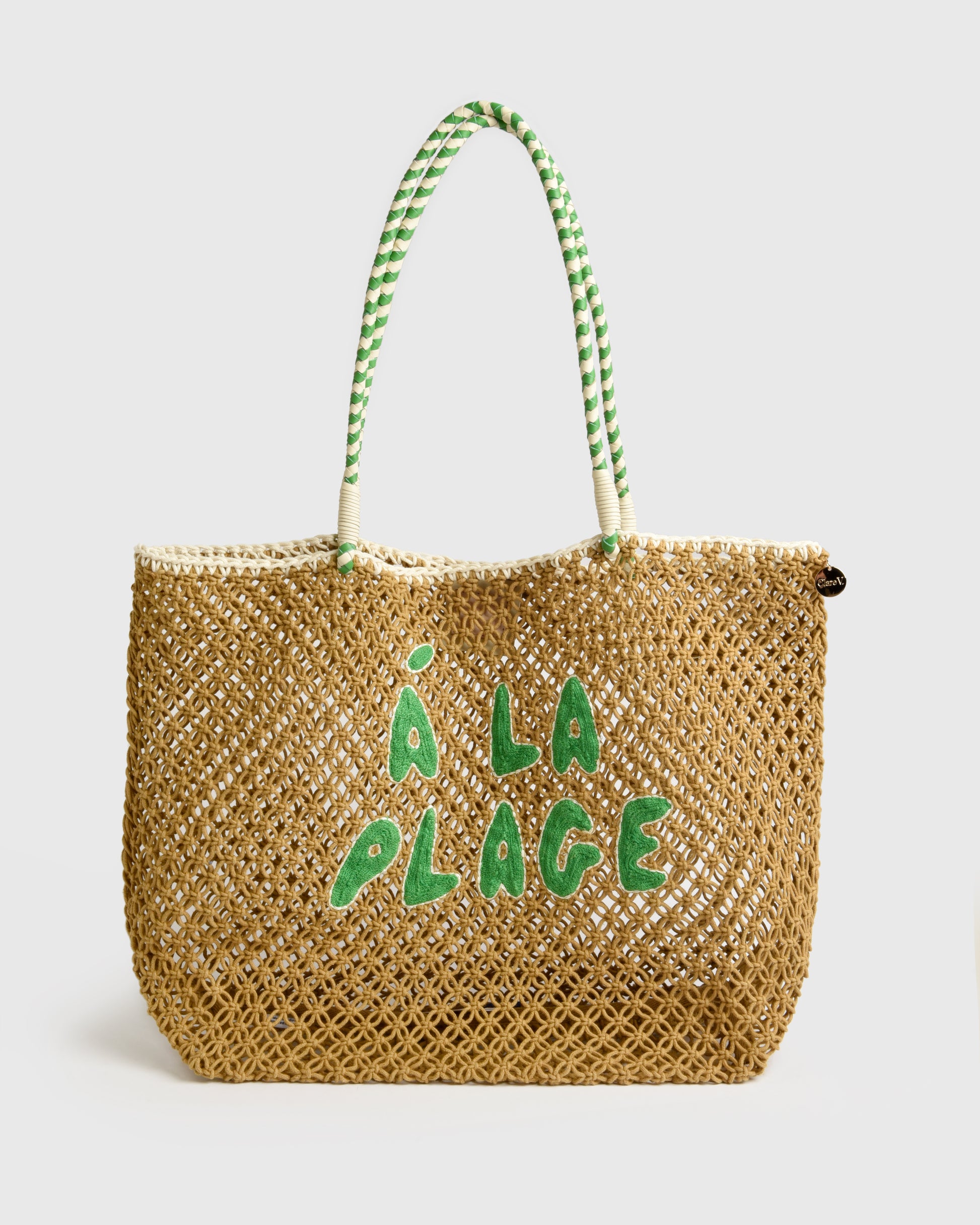 Clare V. L'Été Tote Bag - Saint Bernard