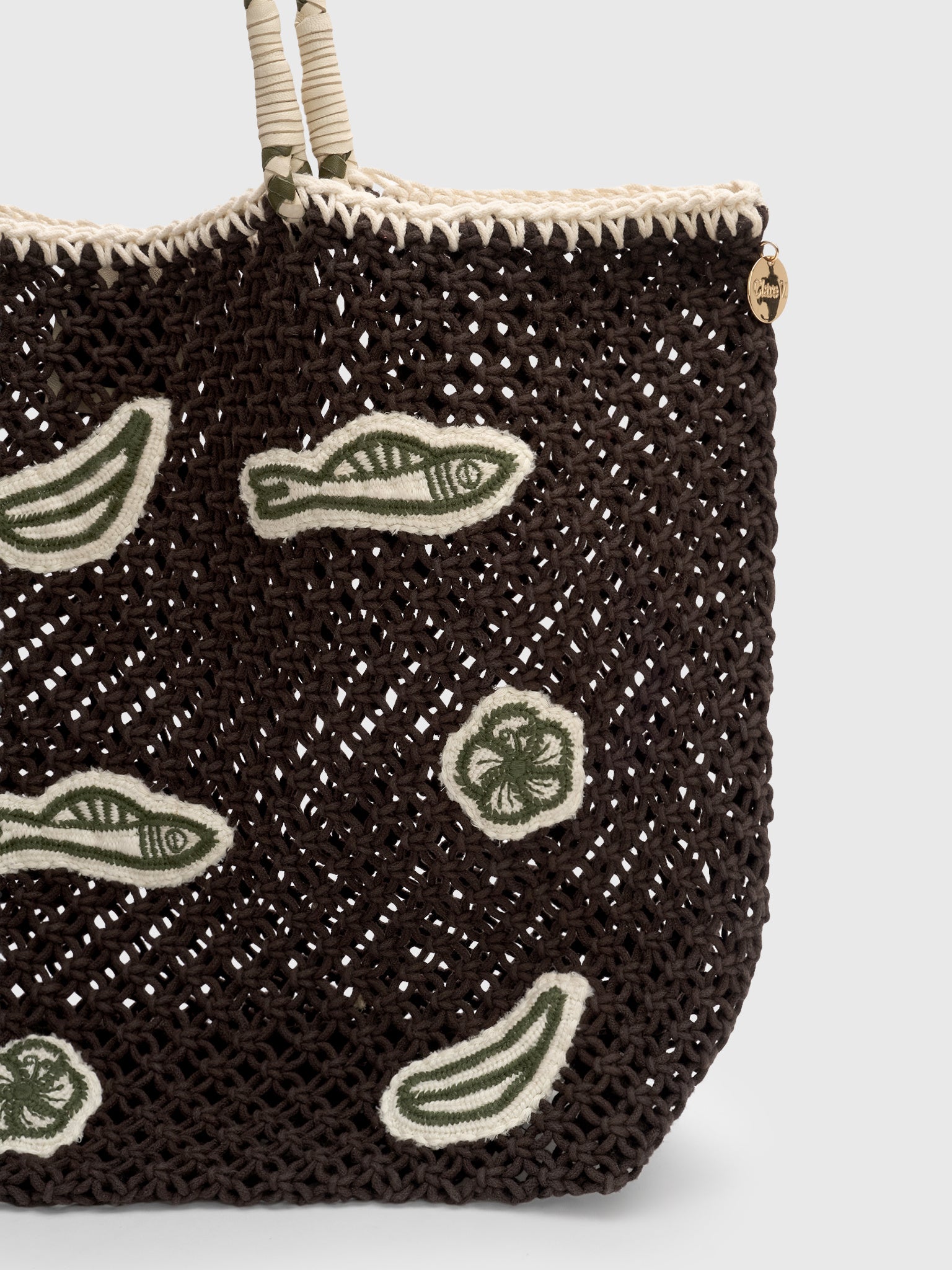 Clare V. L'Été Tote Bag - Saint Bernard