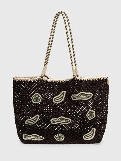Clare V. L'Été Tote Bag - Saint Bernard