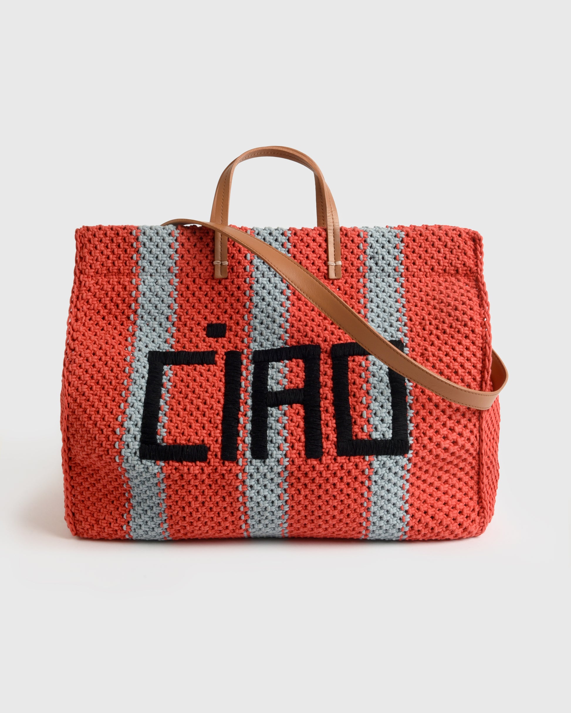 Clare V. Summer Simple Tote Bag - Saint Bernard