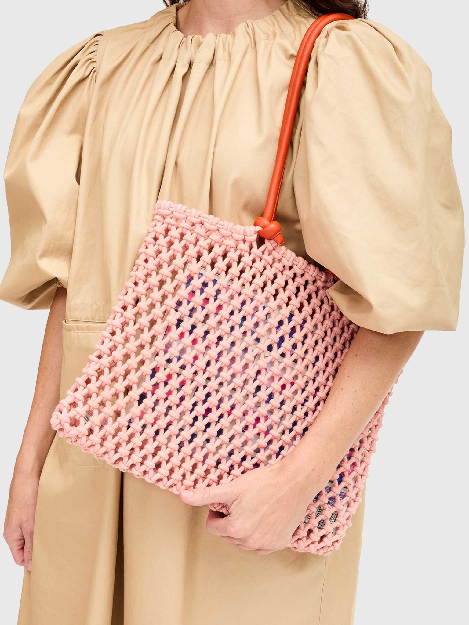 Clare V. Sandy Tote Bag - Saint Bernard