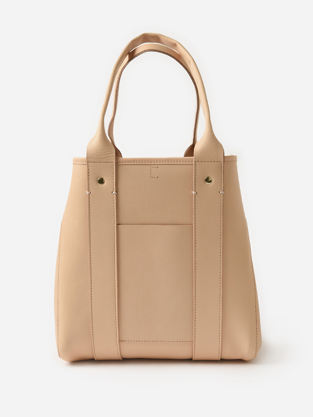 Clare V. Le Slim Box Tote - Saint Bernard