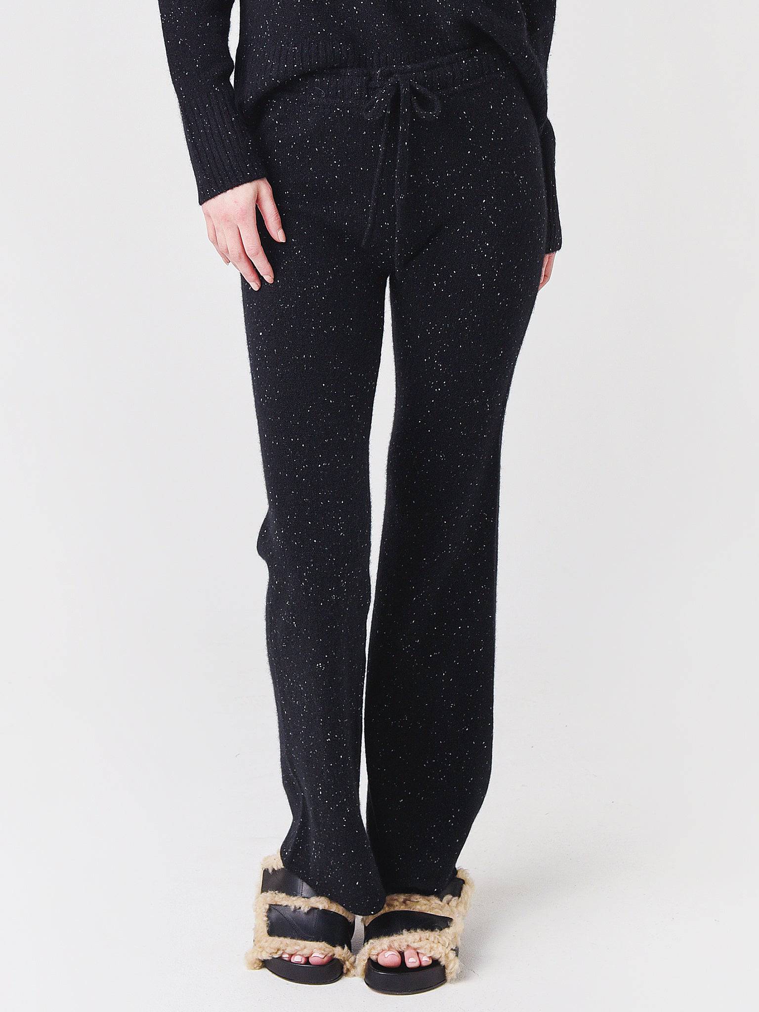 Monrow Women's Cashmere Neps Lounge Pant - Saint Bernard