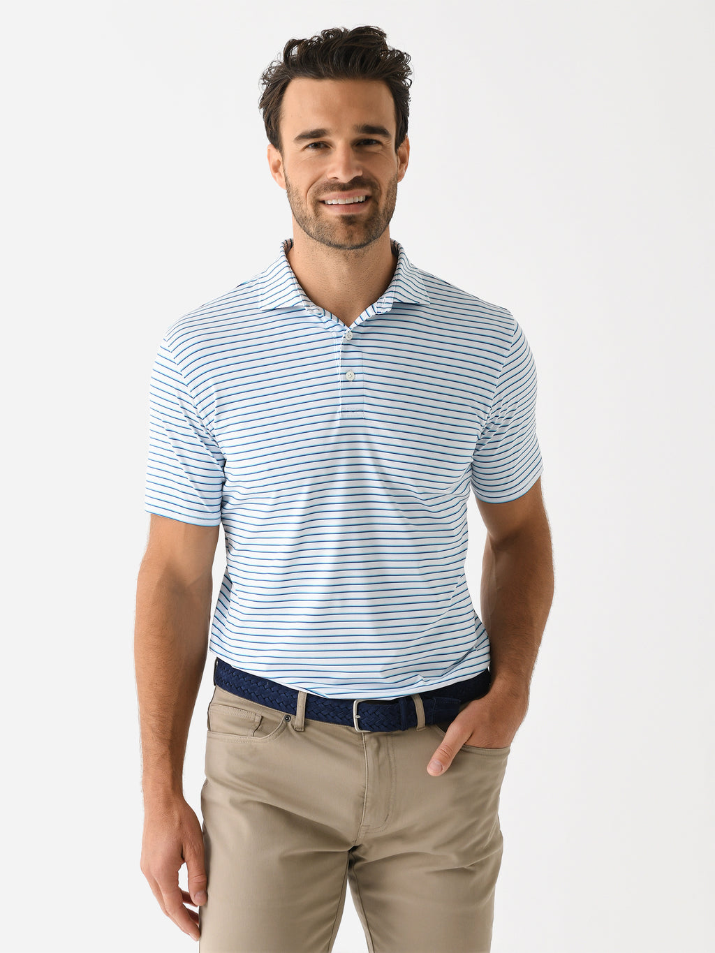 Holderness + Bourne Men's The Sutton Polo - Saint Bernard